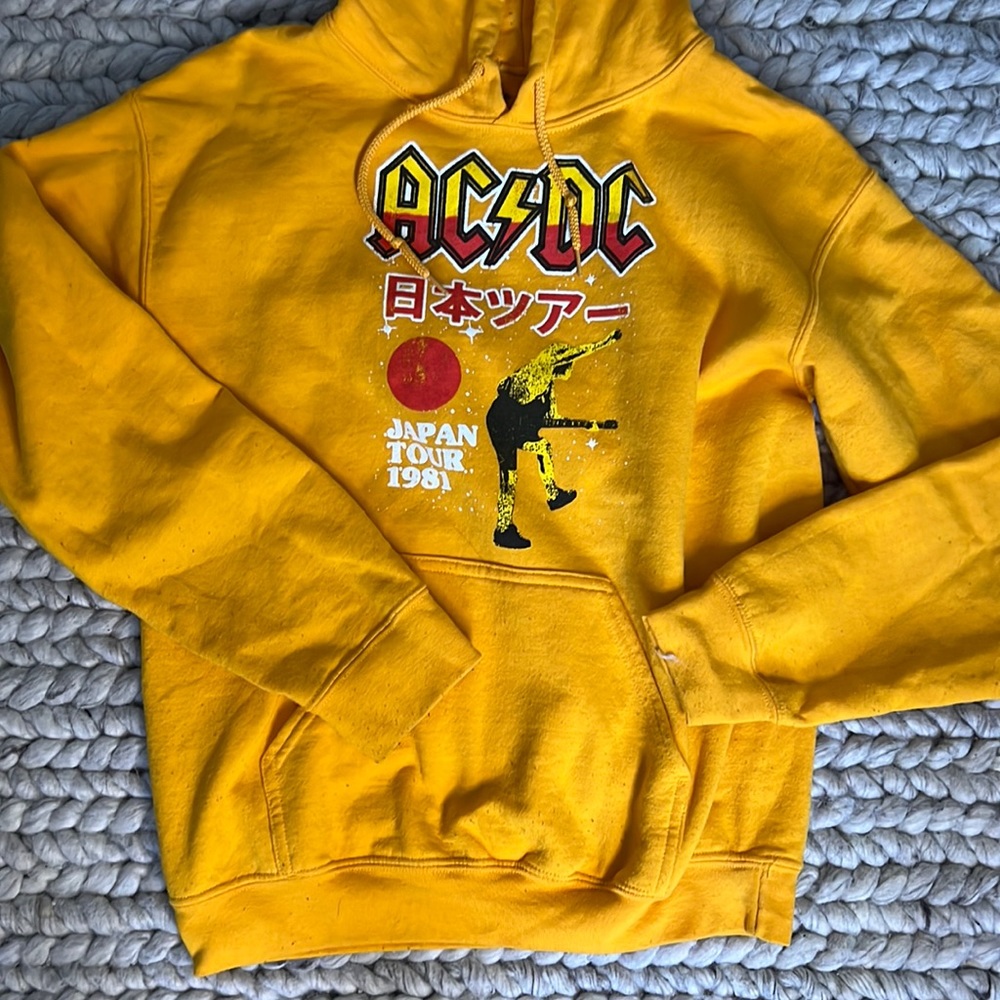 AC/DC ACDC Japan Tour 1981 Pullover / Hoodie Small - Picture 1 of 9